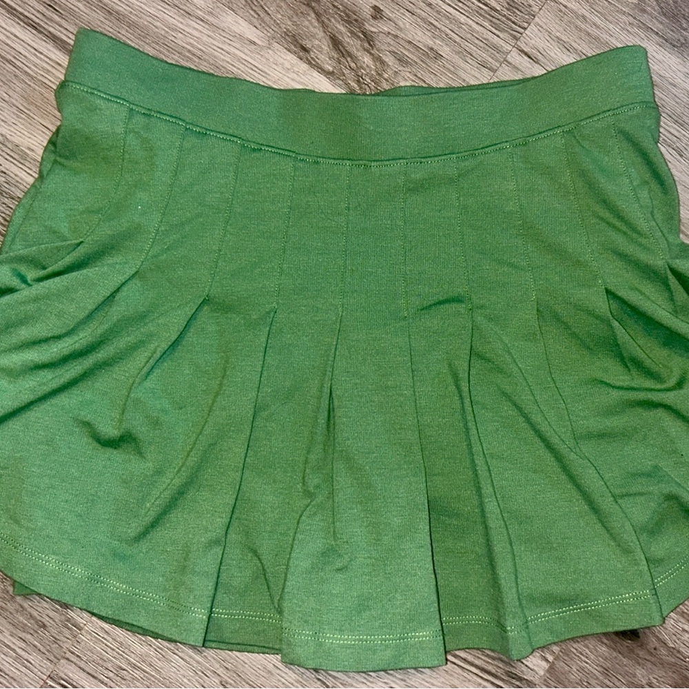 PINK Victoria's Secret Green Mini Skirt